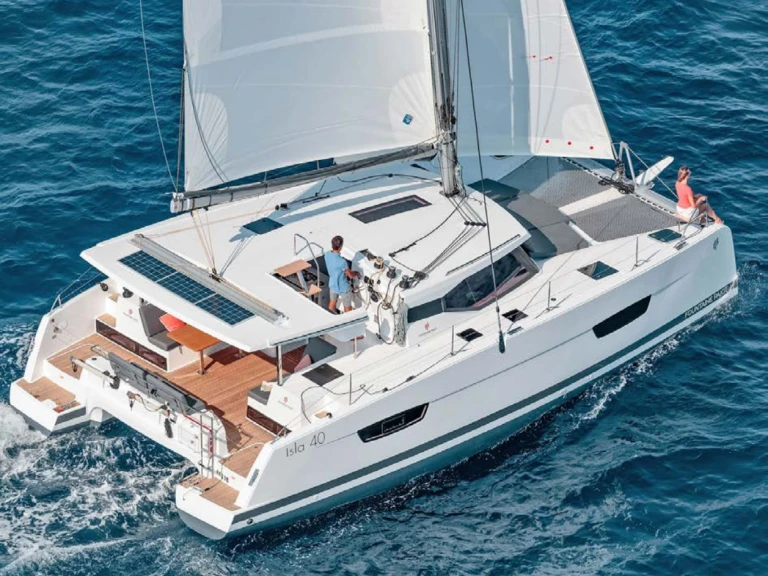 Pronajmout Katamarán se skipperem či ne Fountaine Pajot v Lefkáda