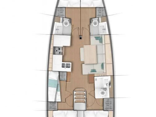 Pronájem Plachetnice v Sukošan -Jeanneau Sun Odyssey 490