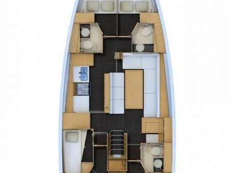 Pronajmout si Jeanneau Jeanneau 54 v Sukošan