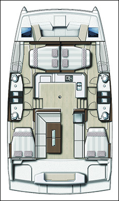 Pronájem Katamarán v Bormes-les-Mimosas -Bali Bali Catspace Voile