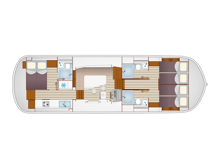 Pronájem Říční loď Pénichette s licencí