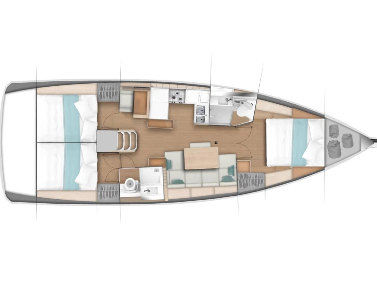 Pronájem Plachetnice v Punat -Jeanneau Sun Odyssey 440