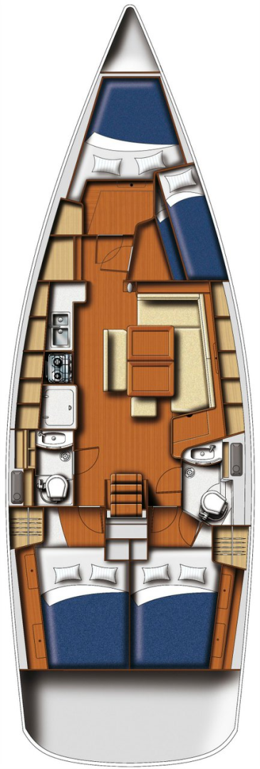 Bénéteau Oceanis 43 jednotlivci a charterové společnosti v Alimos