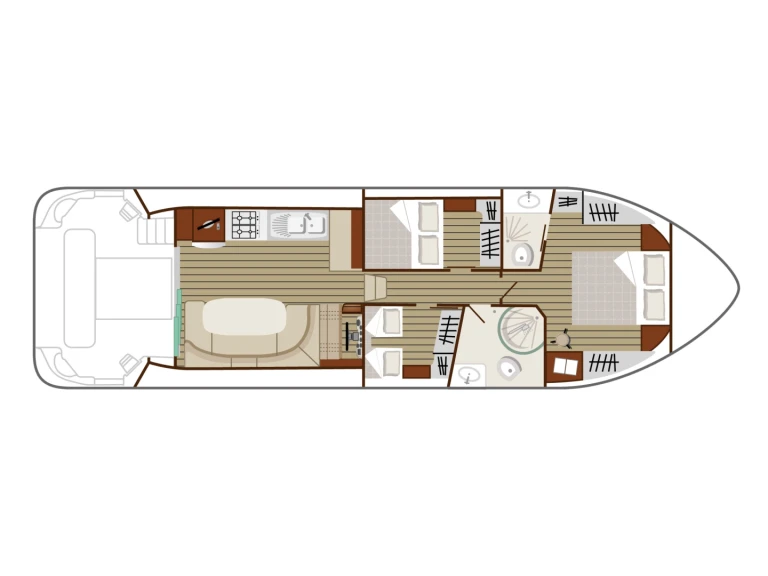 Pronájem jachty v Cahors -Nicols Yacht Nicols Estivale Sixto + na Samboatu