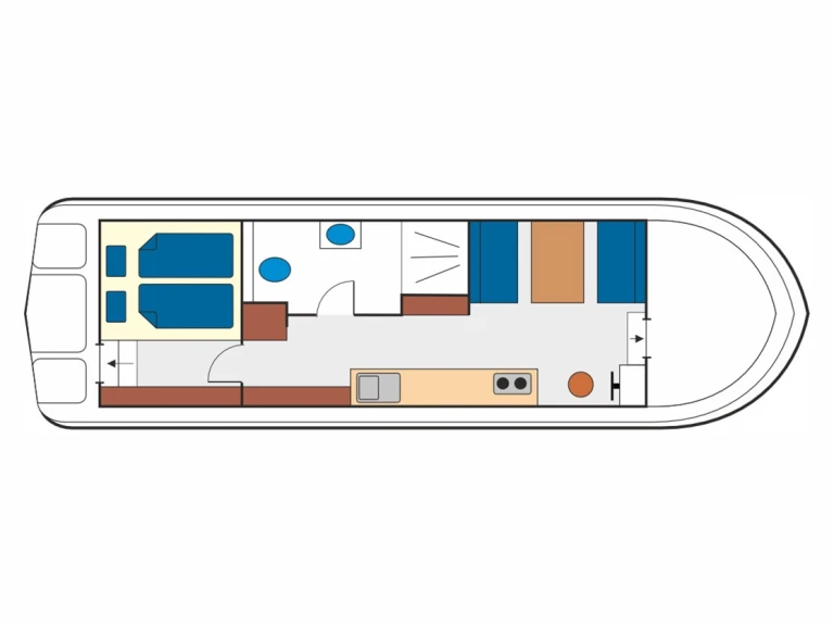 Pronajmout Motorová loď se skipperem či ne  v Mittersheim
