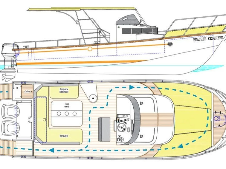 Pronajmout Motorová loď se skipperem či ne Beacher v Arcachon