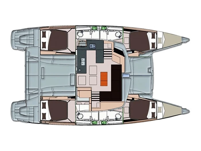 Pronájem jachty v Sant Antoni de Portmany -Fountaine Pajot Helia 44 na Samboatu