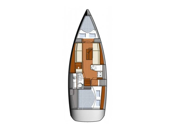 Pronajmout Plachetnice se skipperem či ne Jeanneau v Split
