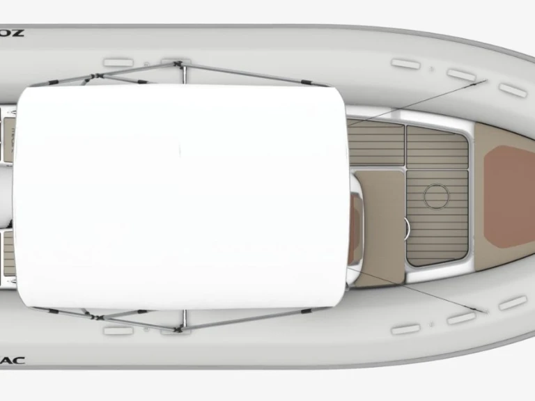 Pronájem Polotuhá loď Zodiac s licencí