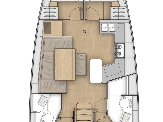 Pronájem jachty v Fethiye -Bénéteau Oceanis 40.1 na Samboatu