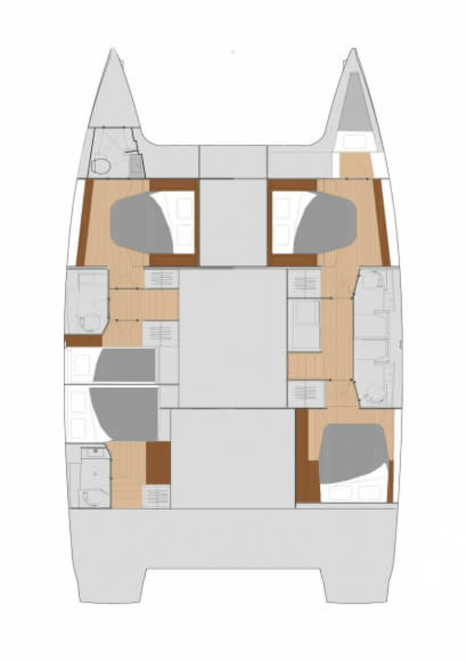 Pronájem Katamarán Fountaine Pajot s licencí