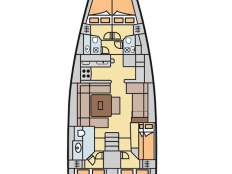 Dufour Dufour 500 Grand Large jednotlivci a charterové společnosti v Fethiye