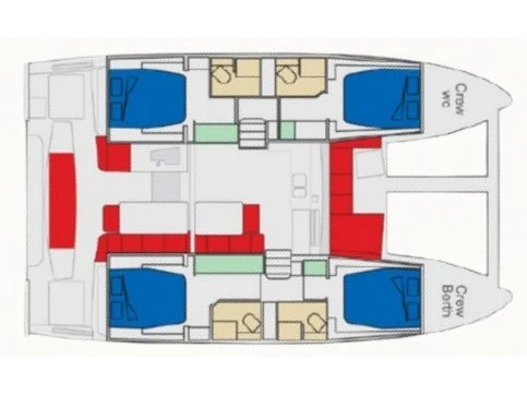 Pronájem lodi Salerno lákavé ceny Lagoon 43