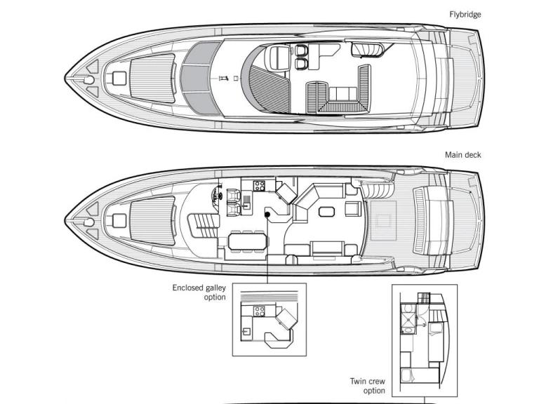 Pronájem jachty v Gouvia -Sunseeker Sunseeker 70 na Samboatu
