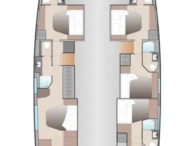 Pronájem Katamarán Fountaine Pajot s licencí