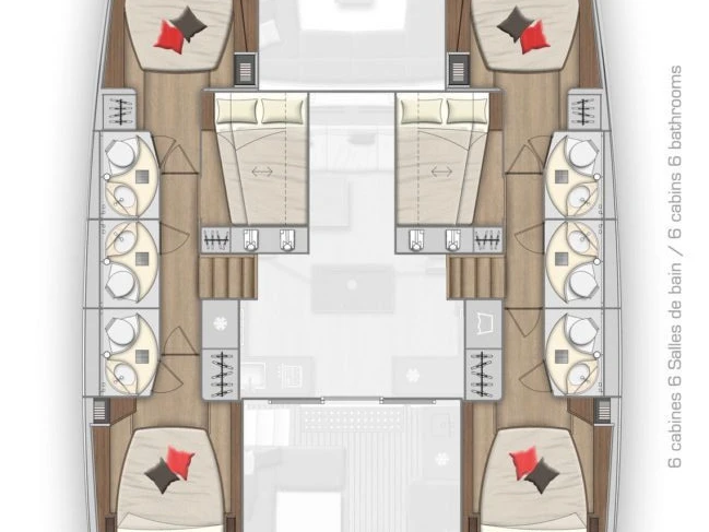 Pronajmout Katamarán se skipperem či ne Lagoon v Road Town