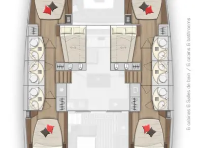 Pronajmout Katamarán se skipperem či ne Lagoon v Road Town