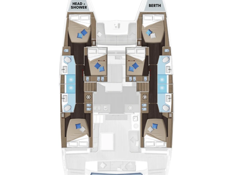 Katamarán k pronájmu v Road Town za nejlepší cenu