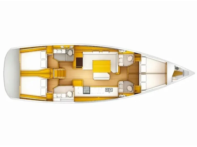 Pronájem Plachetnice v Alimos -Jeanneau sun odyssey 519 (4cab)