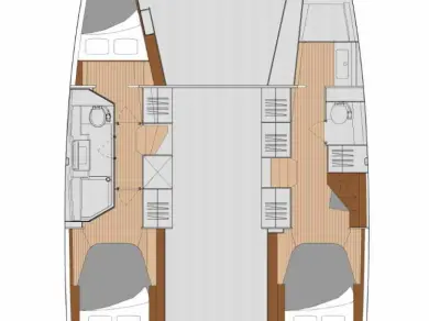 Pronájem Katamarán Fountaine Pajot s licencí