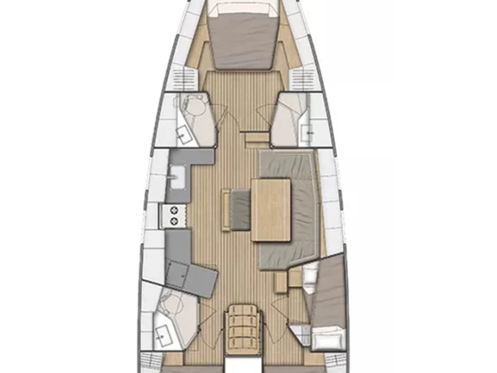 Pronájem lodi Bénéteau Oceanis 46.1 v Alimos na Samboatu