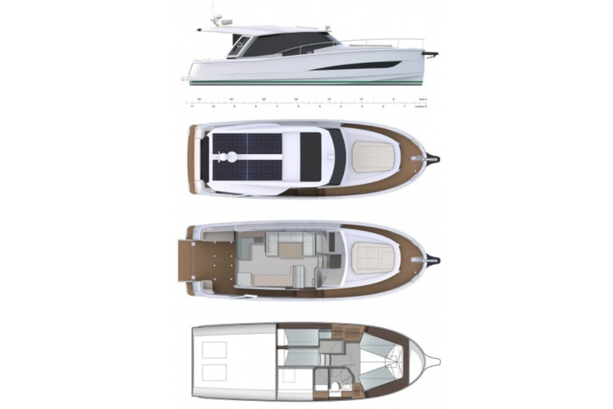 Pronájem Jachta v Biograd Na Moru -Greenline Yachts Greenline 39
