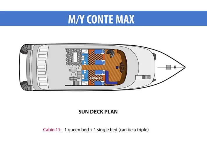 Pronájem lodi  Conte Max - Cabin (twin bed) v Hulhumale na Samboatu