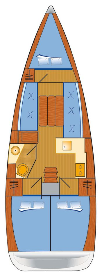 Pronajmout si Jeanneau Sun Odyssey 349 v Pula