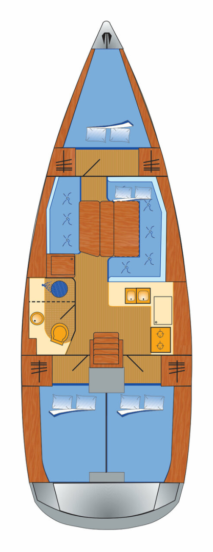 Pronájem jachty v Punat -Jeanneau Sun Odyssey 389 na Samboatu