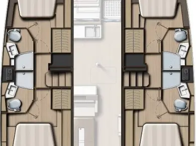 Pronájem lodi Bali Bali 4.4 v Trogir na Samboatu