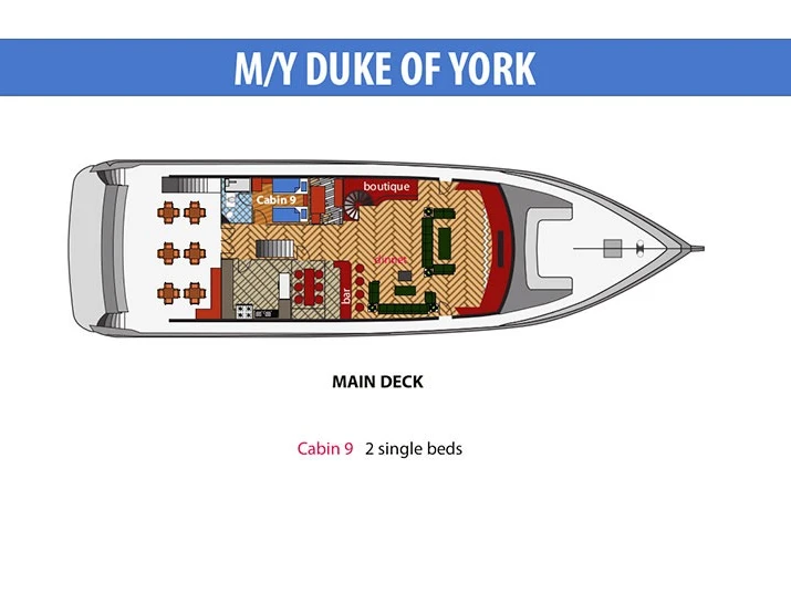  Duke of York - Cabin (triple-1 double + 1 single bed) jednotlivci a charterové společnosti v Hulhumale