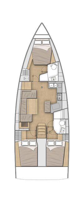 Bénéteau Oceanis 40.1 jednotlivci a charterové společnosti v Pula