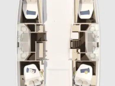 Pronajmout si Fountaine Pajot Fountaine Pajot FP 44 Quatuor - 4 cab. v Frenchtown