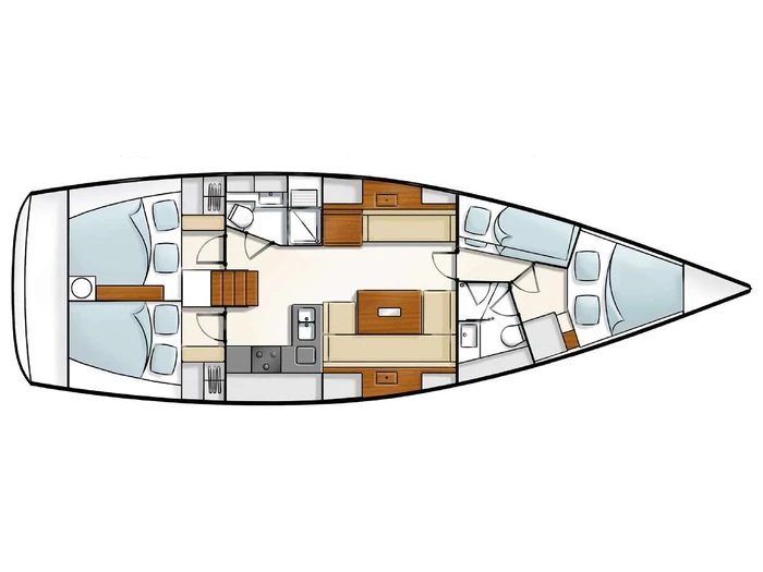 Hanse Hanse 430e jednotlivci a charterové společnosti v Pula