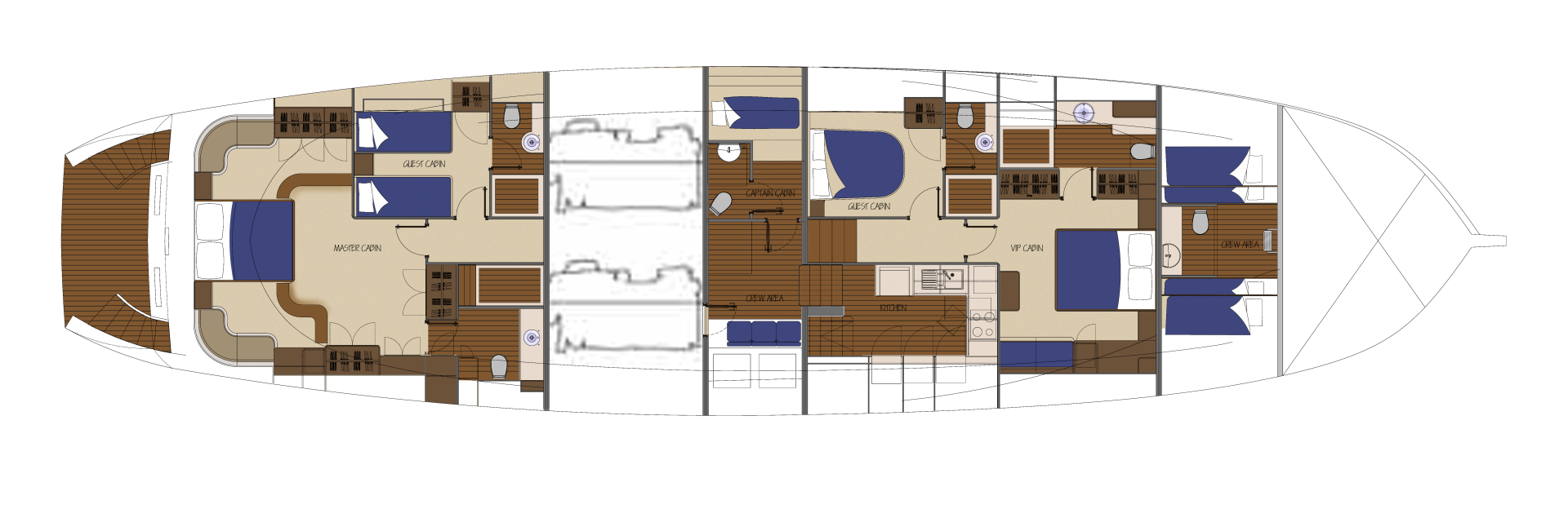 Pronájem Plachetnice Custom Made s licencí