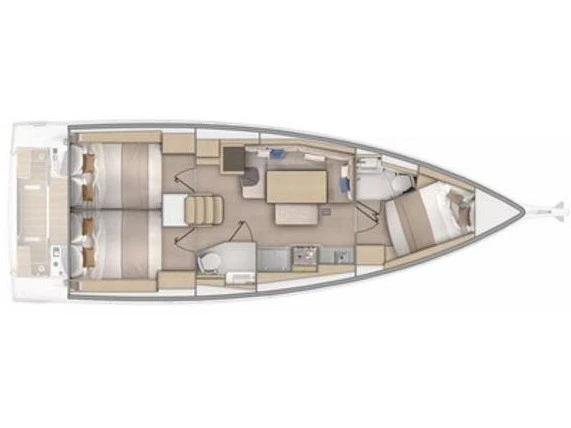 Pronájem Plachetnice Bénéteau s licencí