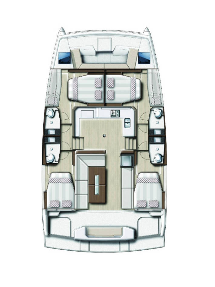 Pronájem jachty v Biograd Na Moru -Bali Bali Catspace Voile na Samboatu