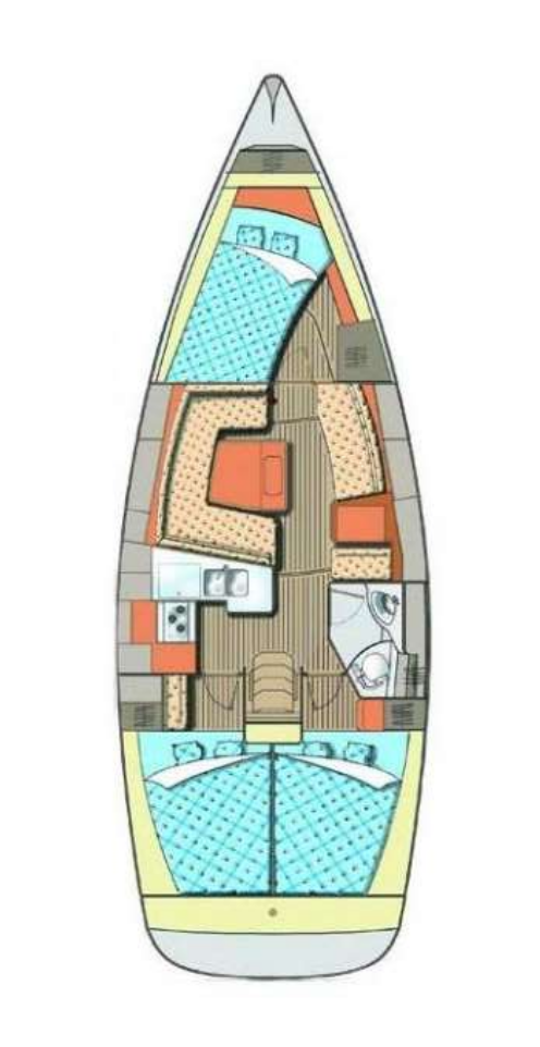 Pronájem Plachetnice v Punat -Elan Impression 40