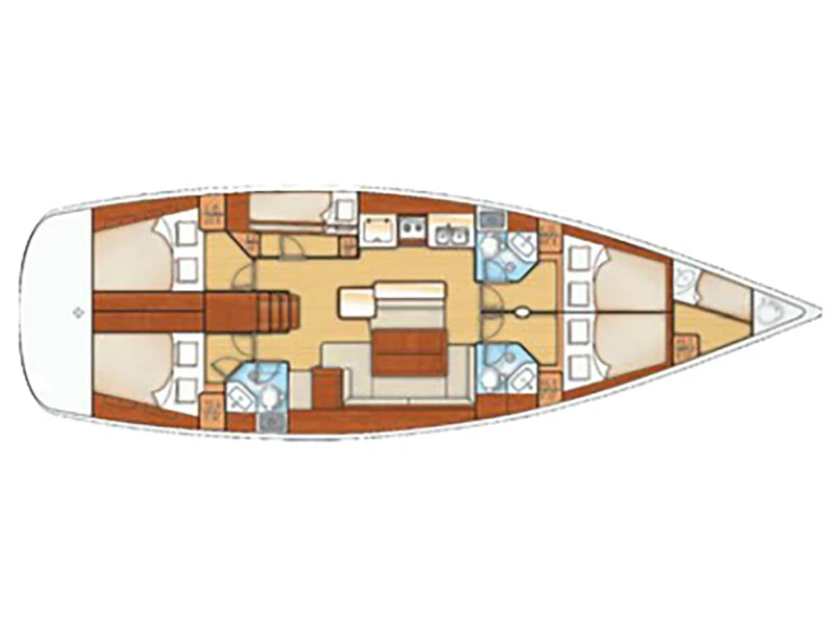 Pronájem Plachetnice Bénéteau s licencí