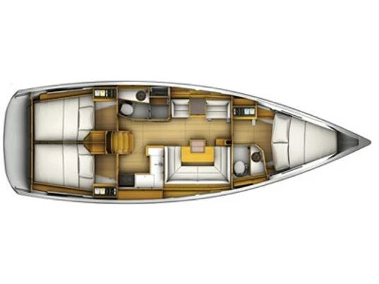 Jeanneau Sun Odyssey 409 (3 cab.) jednotlivci a charterové společnosti v Lefkáda