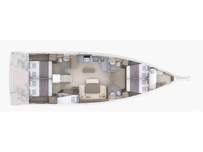 Pronájem jachty v Gouvia -Bénéteau Oceanis 52 - 6 cab. na Samboatu