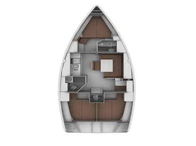 Pronájem Plachetnice v Fethiye -Bavaria Cruiser 40