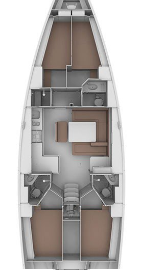 Bavaria Cruiser 46 jednotlivci a charterové společnosti v Portisco