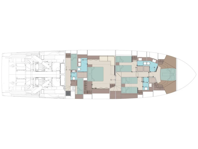 Pronajmout Jachta se skipperem či ne Riva v Dubai Marina