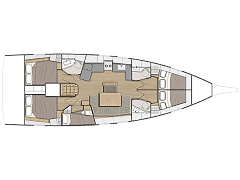 Pronájem lodi Lefkáda lákavé ceny Oceanis 46.1
