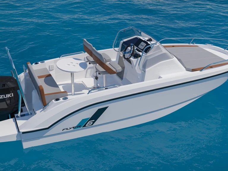 Pronájem Motorová loď v Port Olímpic of Barcelona -Bénéteau Flyer 6.6 SUNdeck