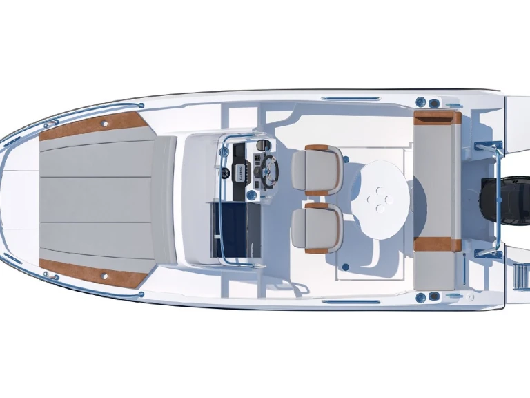 Pronájem Motorová loď v Port de Barcelona -Bénéteau Flyer 6.6 SUNdeck