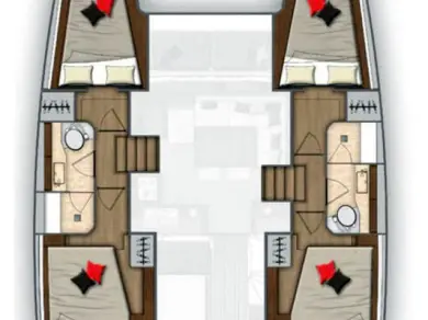 Pronájem jachty v Alimos -Lagoon Lagoon 40 na Samboatu