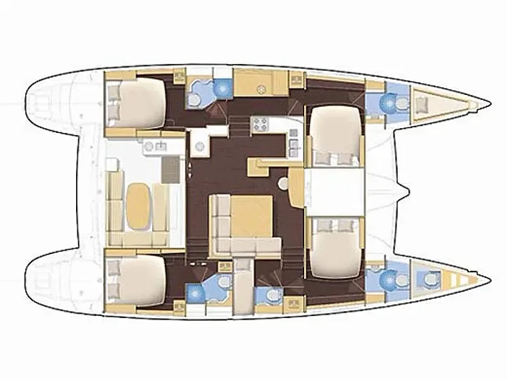 Pronájem lodi Alimos lákavé ceny Lagoon 500