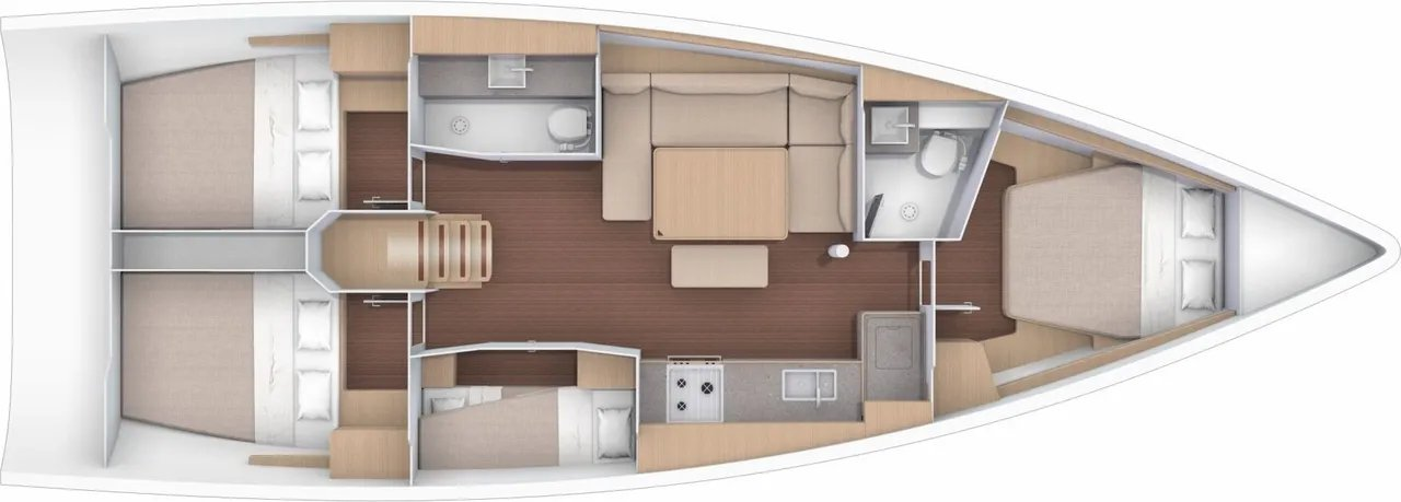 Pronájem lodi Dufour Dufour 430 Grand Large v Procida na Samboatu